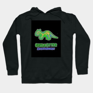 Green Otter Entertainment Logo simple style Hoodie